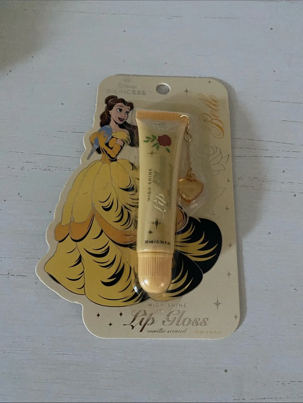 Disney Princess Lip Gloss Charm Trio